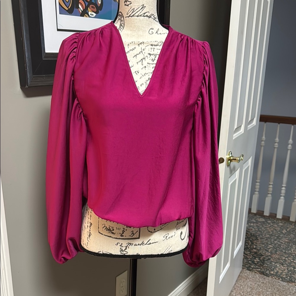 Elegant Fuchsia Blouse